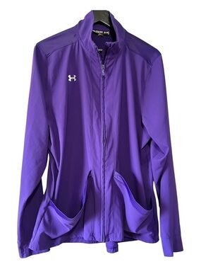 Under Armour Women's Full-Zip Jacket. Size 2XL. Purple